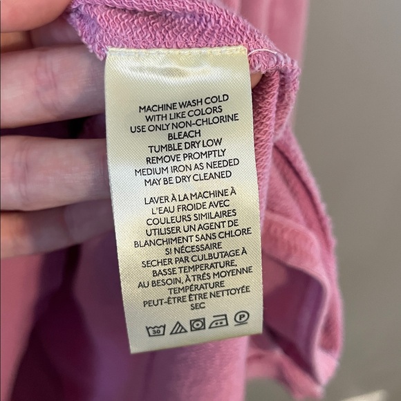 Anthropologie Pilcro Pink Oversized Sweatshirt - Picture 5 of 13